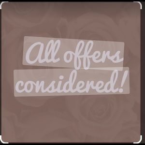 All offers Welcome!🌹❤️